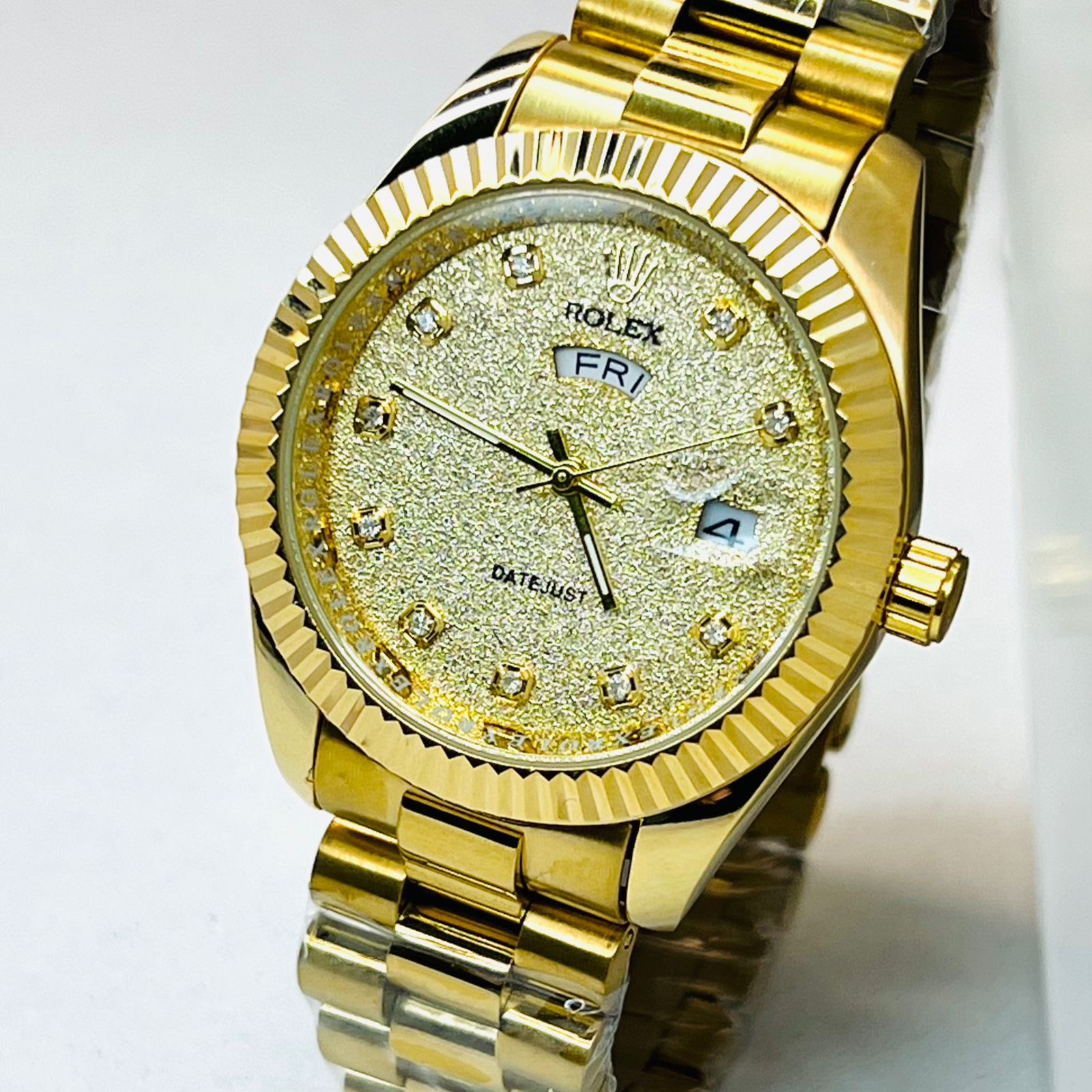 Premium Quality RLX Watches Carry F Golden New Model